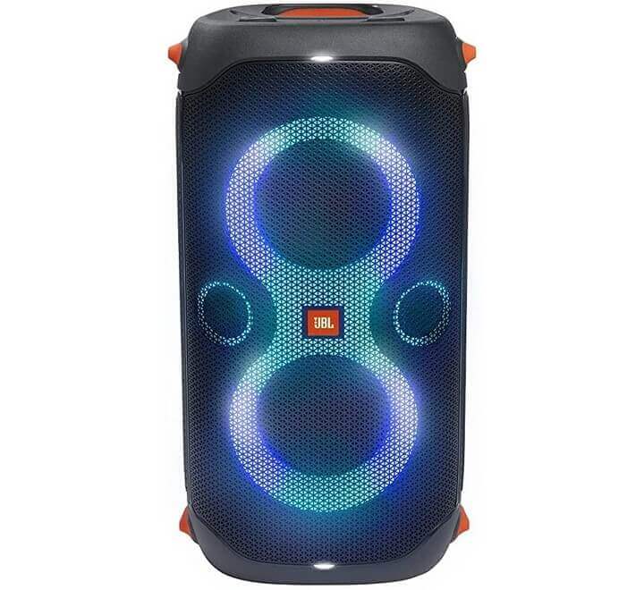 JBL Partybox 110 | Wireless Bluetooth Party Speaker | 160W Monstrous JBL Pro Sound | Dynamic Light Show | Upto 12Hrs Playtime | Built-in Powerbank | Guitar & Mic Support | JBL PartyBox App (Black) (PARTYBOX110)